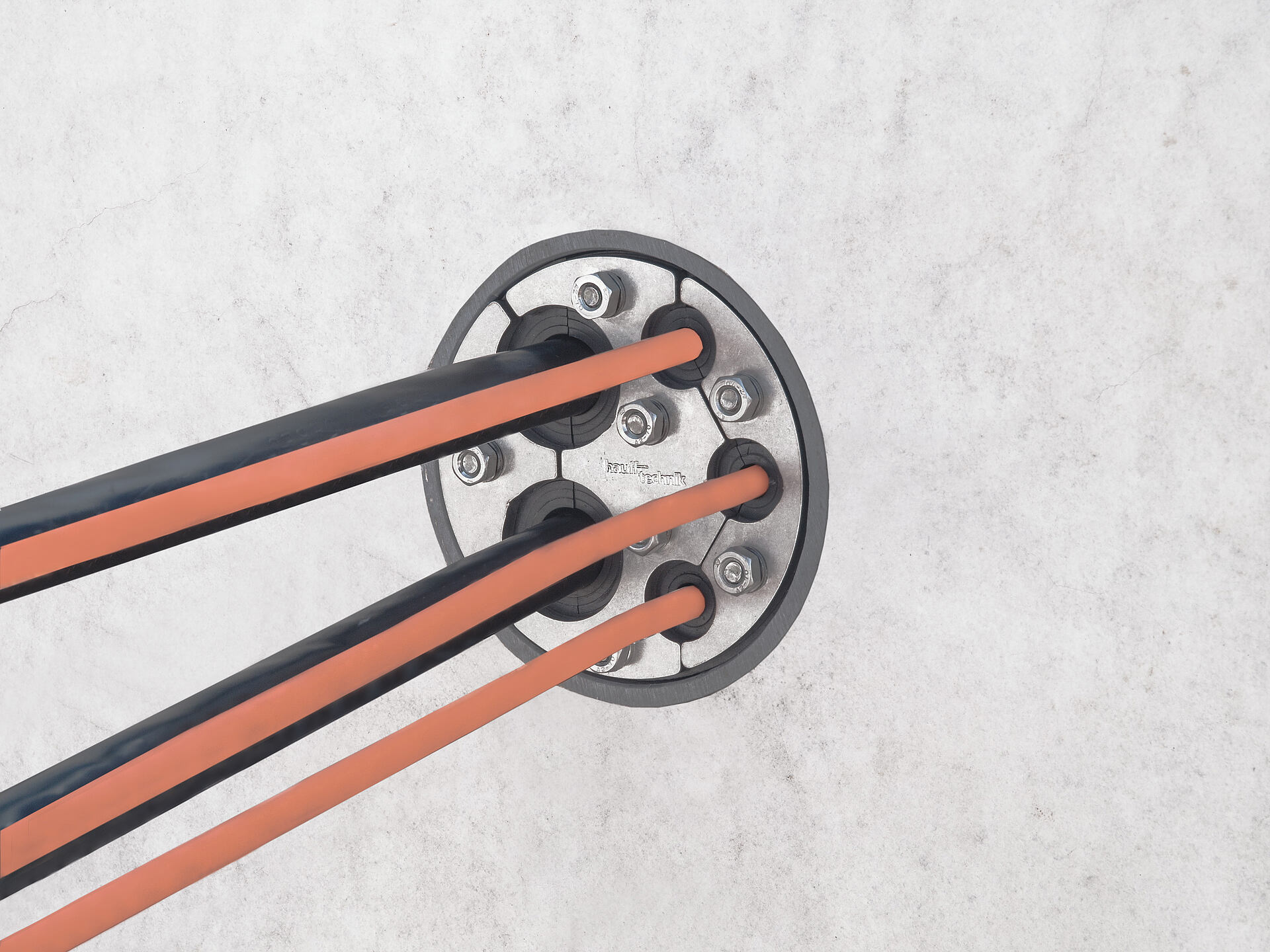 Ringraumdichtung mit Segmentringtechnik 100 mm, für 2x8-30 und 3x4-16,5 Kabel/Rohre, HRD100 SG